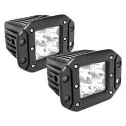 Westin® - FM4Q Series Flush Mount 4.8"x3.6" 2x12W Flood Beam LED Light Bars