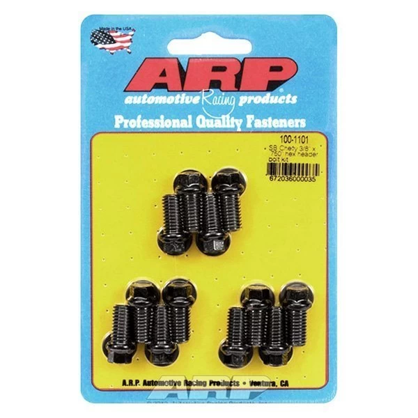 ARP® 100-1101 - 8740 Chrome Moly Black Header Bolt Kit