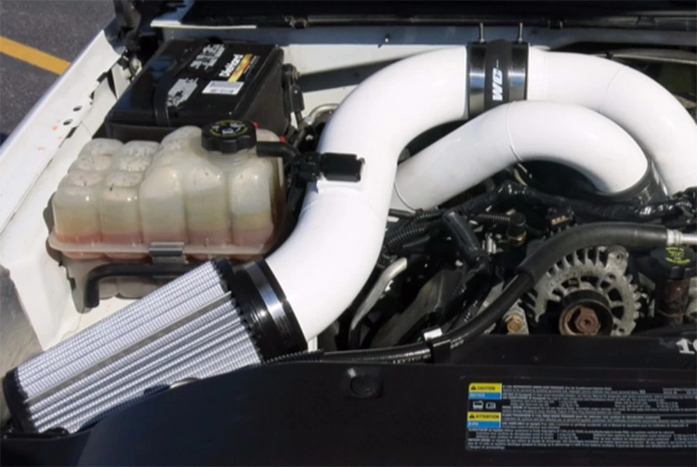 Wehrli Custom Fabrication® WCF100637-CLG - Stage 2 High Flow Turbo Two Coat Candy Lime Green Intake Kit - Image 2