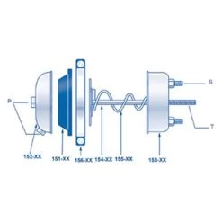 Tectran® 15612 - Brake Chamber Clamp Assembly