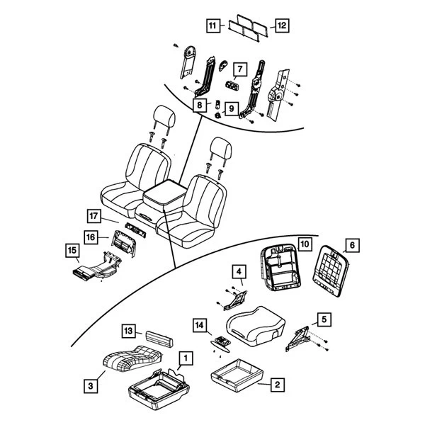 Mopar® - Center Console Coin Holder - Image 3