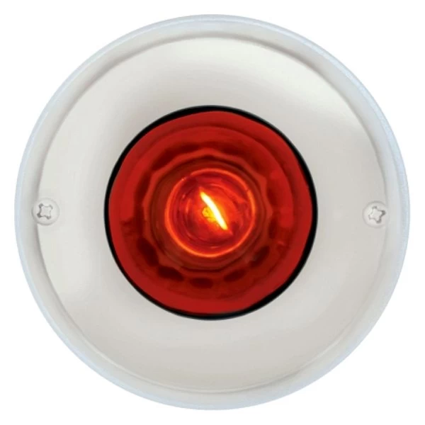 United Pacific® 20490 - Watermelon Chrome Red Crystal Side Marker Light - Image 2