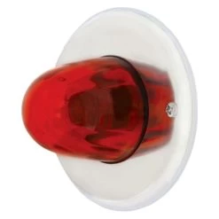United Pacific® 20490 - Watermelon Chrome Red Crystal Side Marker Light