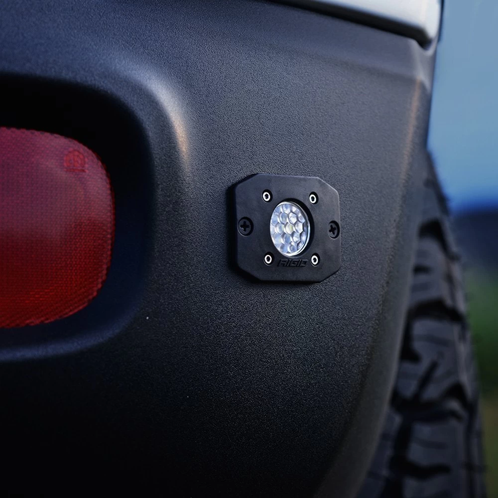 Rigid Industries® 20621 - Ignite Series Flush Mount 2"x3" 12W Flood Beam LED Light - Image 3