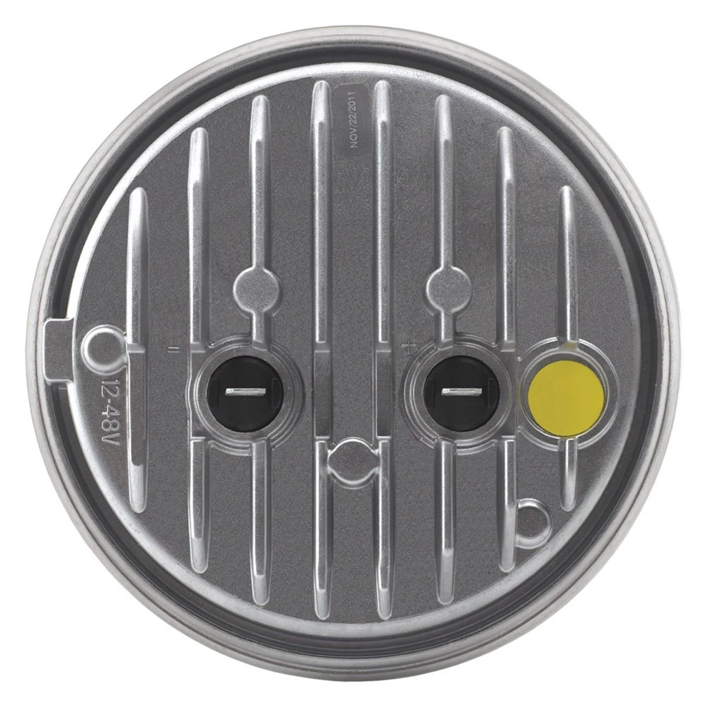 J.W. Speaker® 3157481 - 6040 Series Panel Mount 4.45" 24W Round Gray Housing Trapezoid Beam LED Light - Image 7