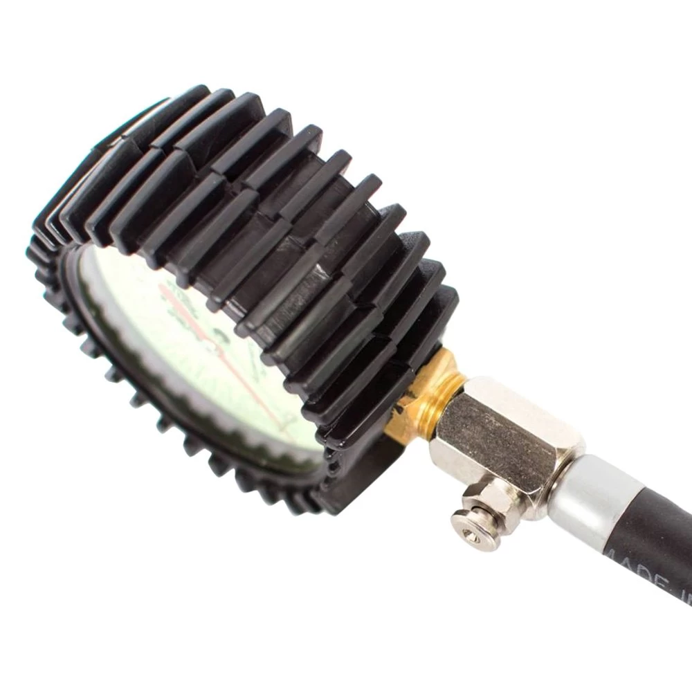 JOES Racing® 32307 - 5 To 60 Psi Glow-In-The-Dark Dial Tire Pressure Gauge - Image 2