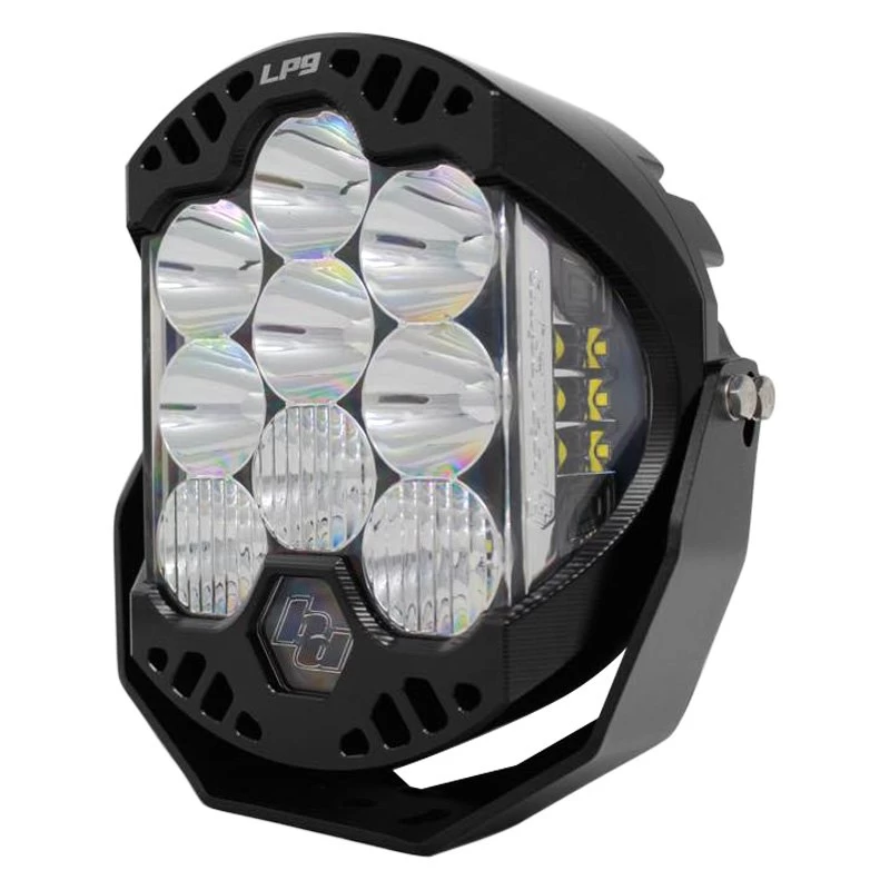 Baja Designs® 33-0001 - LP9™ Racer Edition 8" 105W/2.8W Round High Speed Spot Beam Amber/White LED Light - Image 2