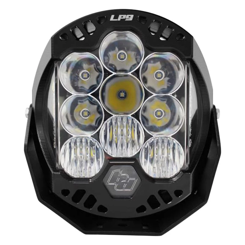 Baja Designs® 33-0001 - LP9™ Racer Edition 8" 105W/2.8W Round High Speed Spot Beam Amber/White LED Light - Image 3
