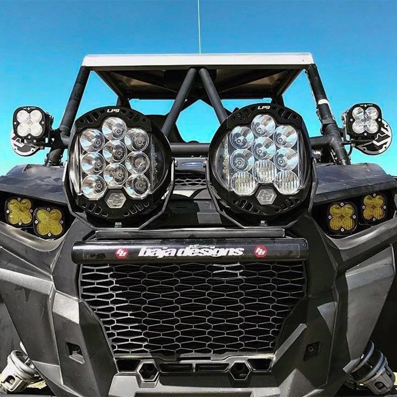 Baja Designs® 33-0001 - LP9™ Racer Edition 8" 105W/2.8W Round High Speed Spot Beam Amber/White LED Light - Image 5