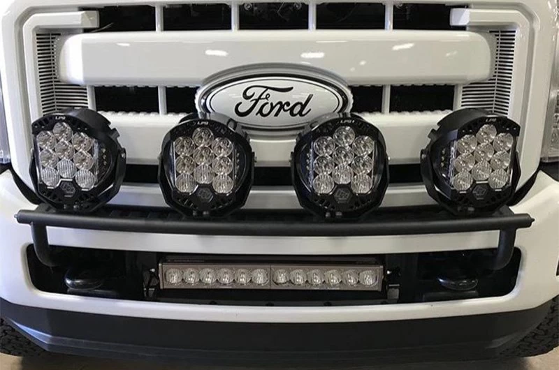 Baja Designs® 33-0001 - LP9™ Racer Edition 8" 105W/2.8W Round High Speed Spot Beam Amber/White LED Light - Image 7