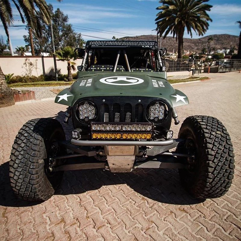 Baja Designs® 33-0001 - LP9™ Racer Edition 8" 105W/2.8W Round High Speed Spot Beam Amber/White LED Light - Image 8