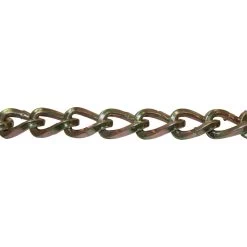 Quality Chain® 34218 - Replacement Alloy Twisted Square Link Bulk Continuous Cross Chain
