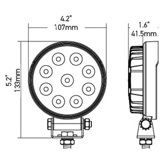 Hella® 357100002 - ValueFit 4.2" 15W Round Spot Beam LED Light - Image 4