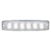 United Pacific® 36684B - 5.125" 6-LED Super Thin Series Bolt-On Mount White LED Strobe Light