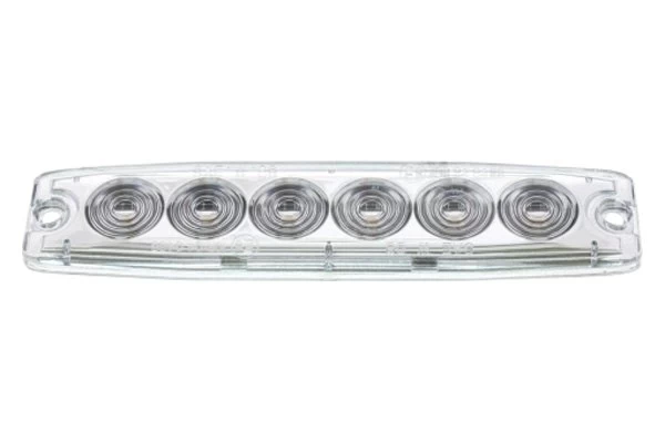 United Pacific® 36684B - 5.125" 6-LED Super Thin Series Bolt-On Mount White LED Strobe Light - Image 3