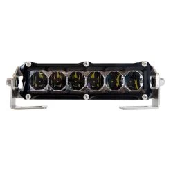 Heretic Studio® 50601 - 6 Series 6" 36W Flood Beam Light Bar With Black Inner Bezel
