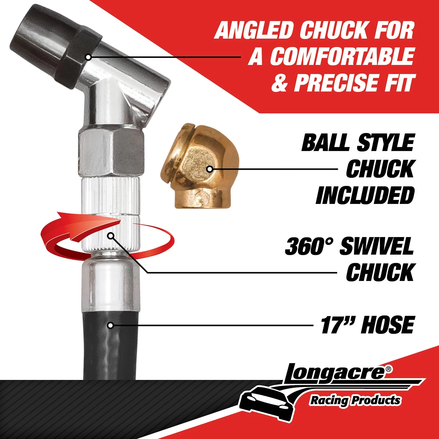 Longacre® 52-53060 - 0 To 4 Bar Pro Digital Tire Pressure Gauge - Image 5