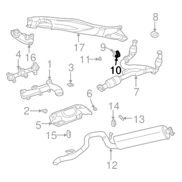 Mopar® 52085085 - Exhaust Mount Bushing - Image 7