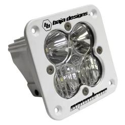 Baja Designs® 55-1003-WT - Squadron Sport™ Flush Mount 3" 26W Square White Housing Driving/Combo Beam LED Light
