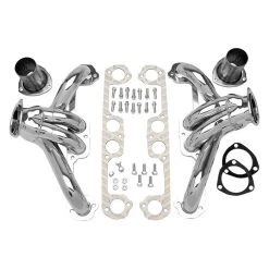Hedman Hedders® 68536 - Block Hugger Mild Steel HTC Coated Racing Exhaust Headers