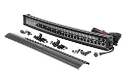 Rough Country® - Black Series Curved Dual Row Combo Spot/Flood Beam LED Light Bar (30", 40", 50")