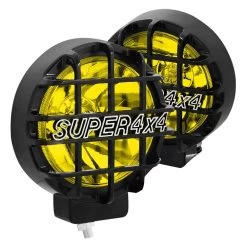 Lumen® 86-1001018 - 6" Super 4x4 Round Fog Beam Yellow Lights