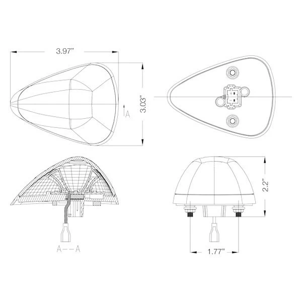 Buyers® 8892002 - Marker Amber LED Warning Light - Image 5