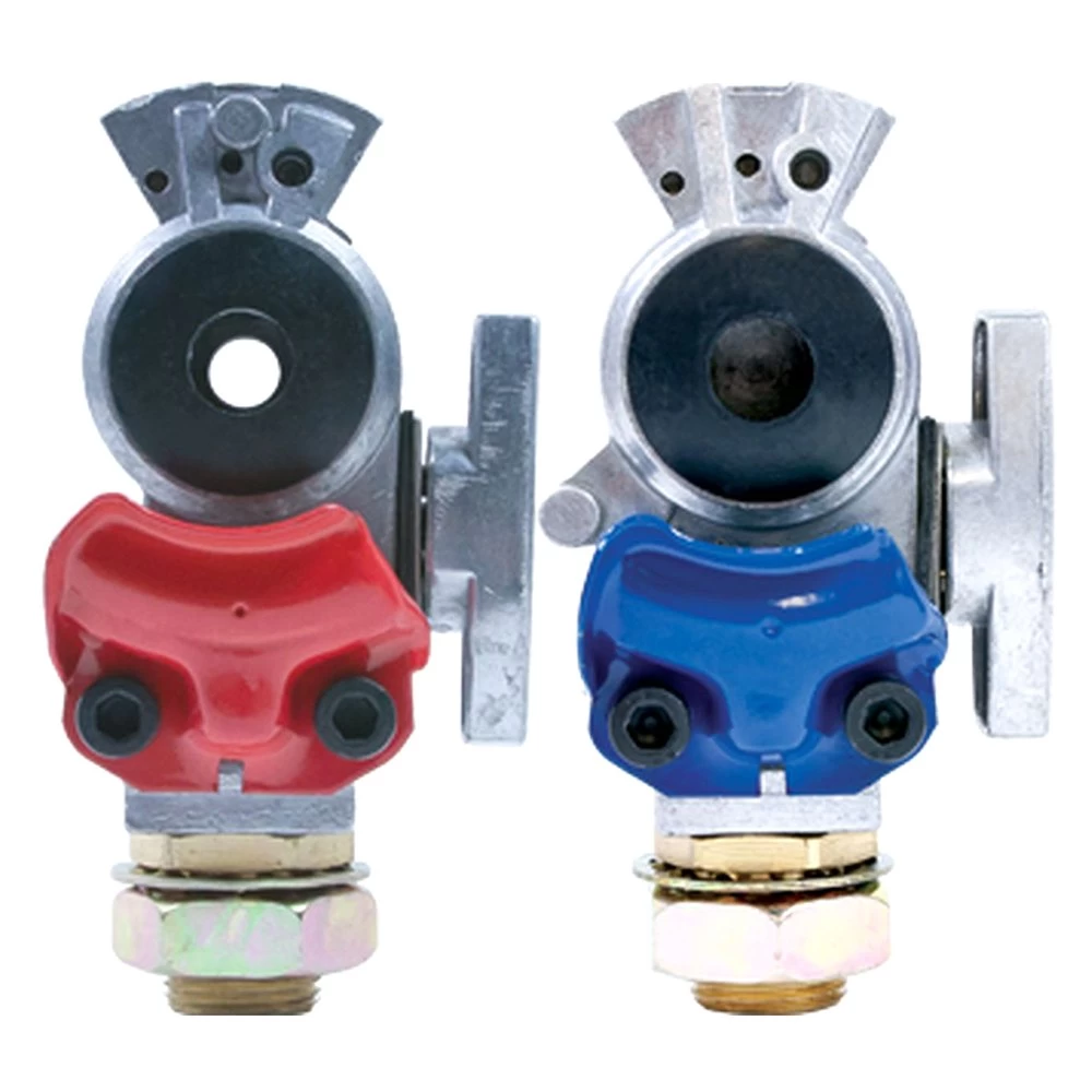 Tectran® 9211 - Service Knob Style Shutoff Gladhand With Bulkhead Fiting