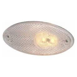 Hella® 964295121 - 4295 Series 3.98" Oval Bolt-on Mount LED Clearance Marker Light