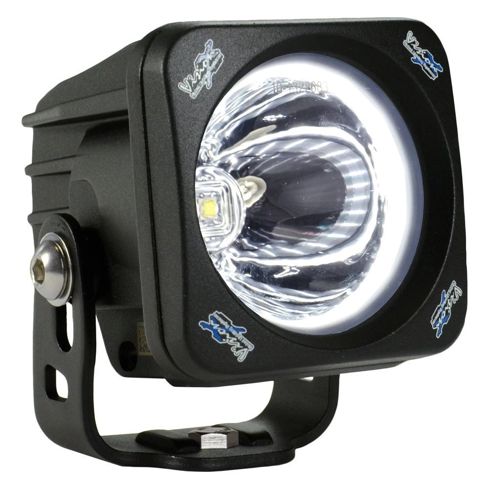 Vision X® 9891705 - Optimus Series Halo 3" 2x10W Square Driving Beam LED Lights - Image 4