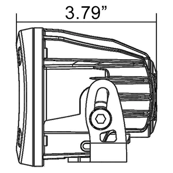 Vision X® 9891705 - Optimus Series Halo 3" 2x10W Square Driving Beam LED Lights - Image 19