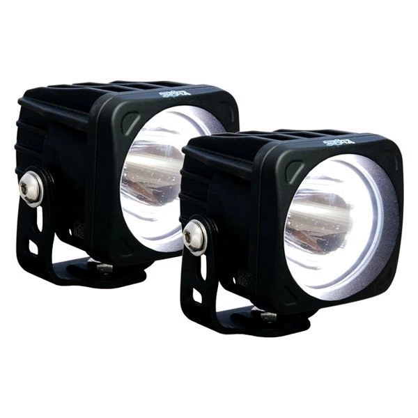 Vision X® 9891705 - Optimus Series Halo 3" 2x10W Square Driving Beam LED Lights