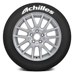 Tire Stickers® ACHILLES-150-4-PM-1 - White "Achilles" Tire Lettering Kit