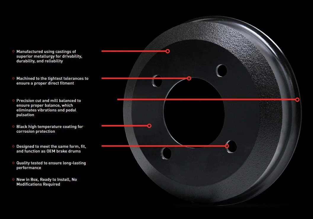 DFC® 365-72015 - True Balanced Rear Brake Drum - Image 2