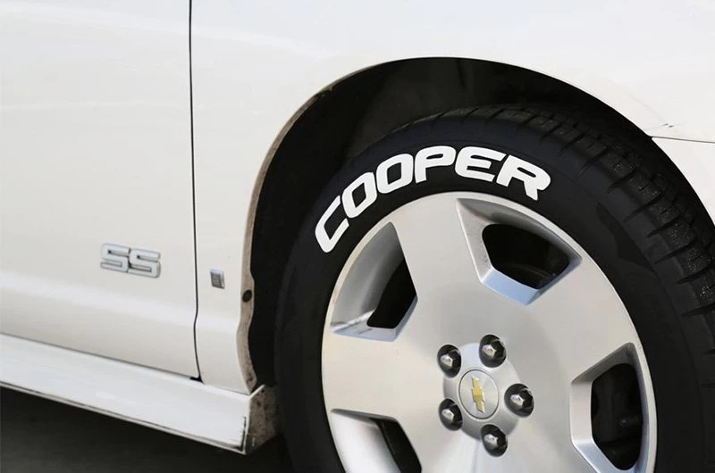 Tire Stickers® COOP-1921-1-4-W - White "Cooper" Tire Lettering Kit - Image 3