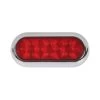 Custer Products Limited® CPL65R10FB - 6.5" Bolt-On Mount Red LED Warning Light