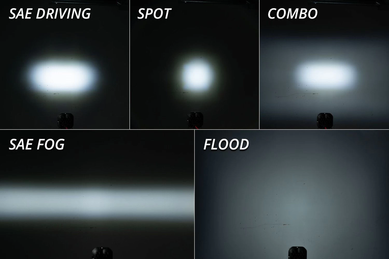 Diode Dynamics® DD6864P - Stage Sport Series Standard 3" 2x14.5W Square Combo Beam LED Lights, With White Backlight - Image 9