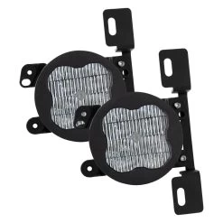 Diode Dynamics® DD7057 - Fog Light Location Stage Max Series Type MR SAE 3" 2x38.5W Square Fog Beam LED Lights, With Amber Backlight