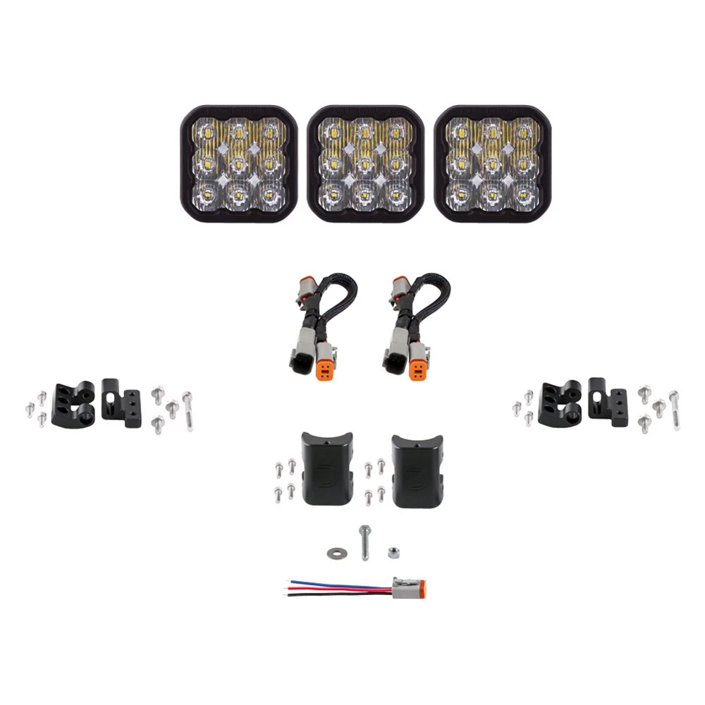 Diode Dynamics® DD7204 - CrossLink Sport 3-Pod 18.5" 120W Driving Beam LED Light Bar