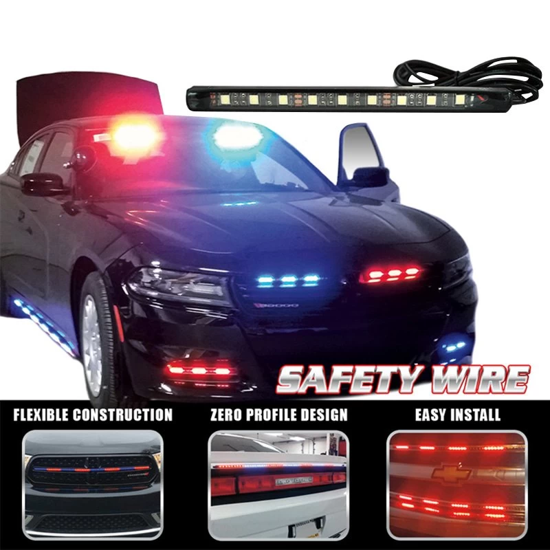 Firewire® - 6" Tape-On Mount LED Safety Strobe Light - Image 6