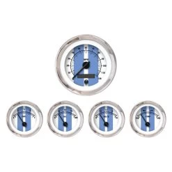 Aurora Instruments® GAR2121ZEXQABCC - Cobra Series 5-Piece Gauge Kit