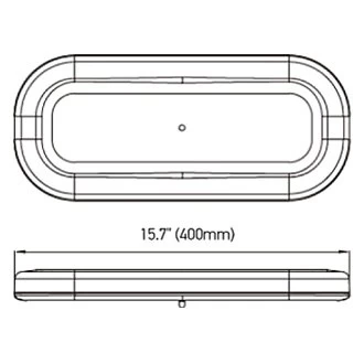 Hella® H27997011 - 15.7" MLB 200 Magnet Mount Mini Amber Emergency LED Light Bar - Image 3