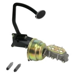 Helix® HEXPKA77E9F - Dual Brake Pedal Kit With Oval Large Chrome Pad