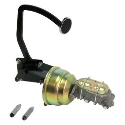 Helix® HEXPKA77EA4 - Dual Brake Pedal Kit With Round Chrome Pad