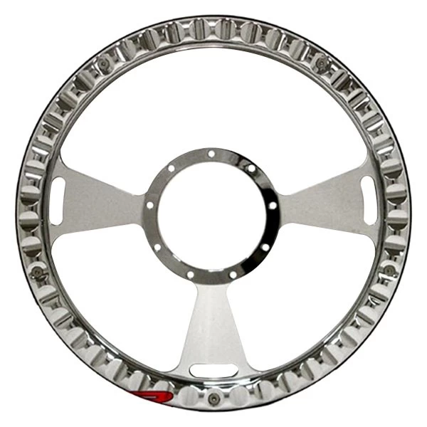 CFR Performance® - 3-Spoke Style 12 Billet Aluminum Chrome Steering Wheel - Image 2