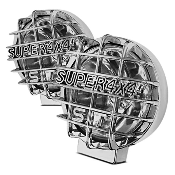 Spec-D® - 6.5" 2x55W Round Work Lights With 4x4 Stone Guards - Image 2