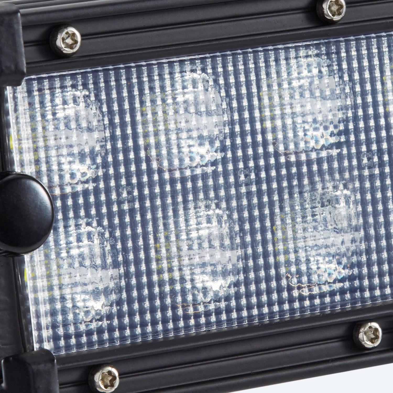 Lumen® N254X-2-SP - 9.5" 54W Dual Row Spot Beam LED Light Bar With Illuminated End Caps - Image 6