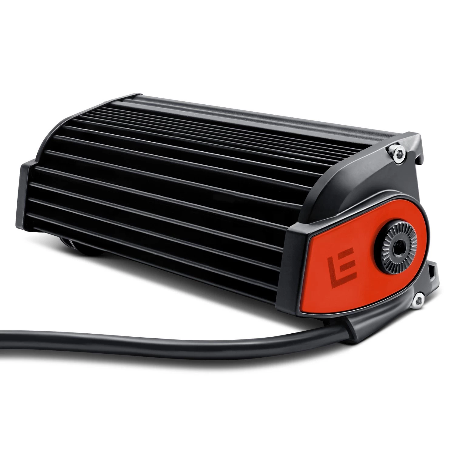 Lumen® N254X-2-SP - 9.5" 54W Dual Row Spot Beam LED Light Bar With Illuminated End Caps - Image 2