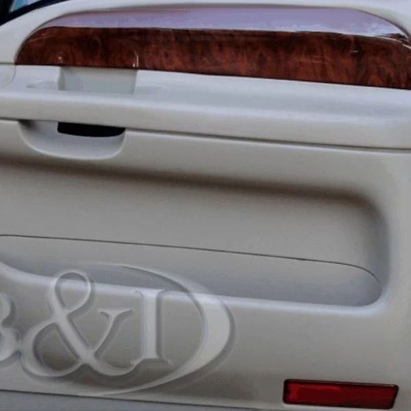 B&I® 3D030C2-DC6 - 3D Molded Blue Fiber Door Panels Upgrade Kit (2 Pcs) - Image 2