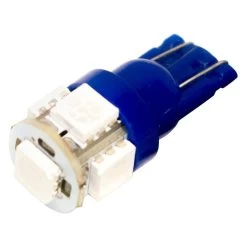Race Sport® RS-T10-B-5050 - 5050 SMD 5-Chip LED Bulbs (194 / T10, Blue)